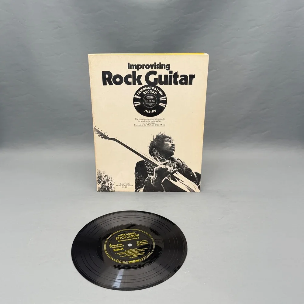 Improvising Rock Guitar Book w/ Demonstration 33 1/3 record